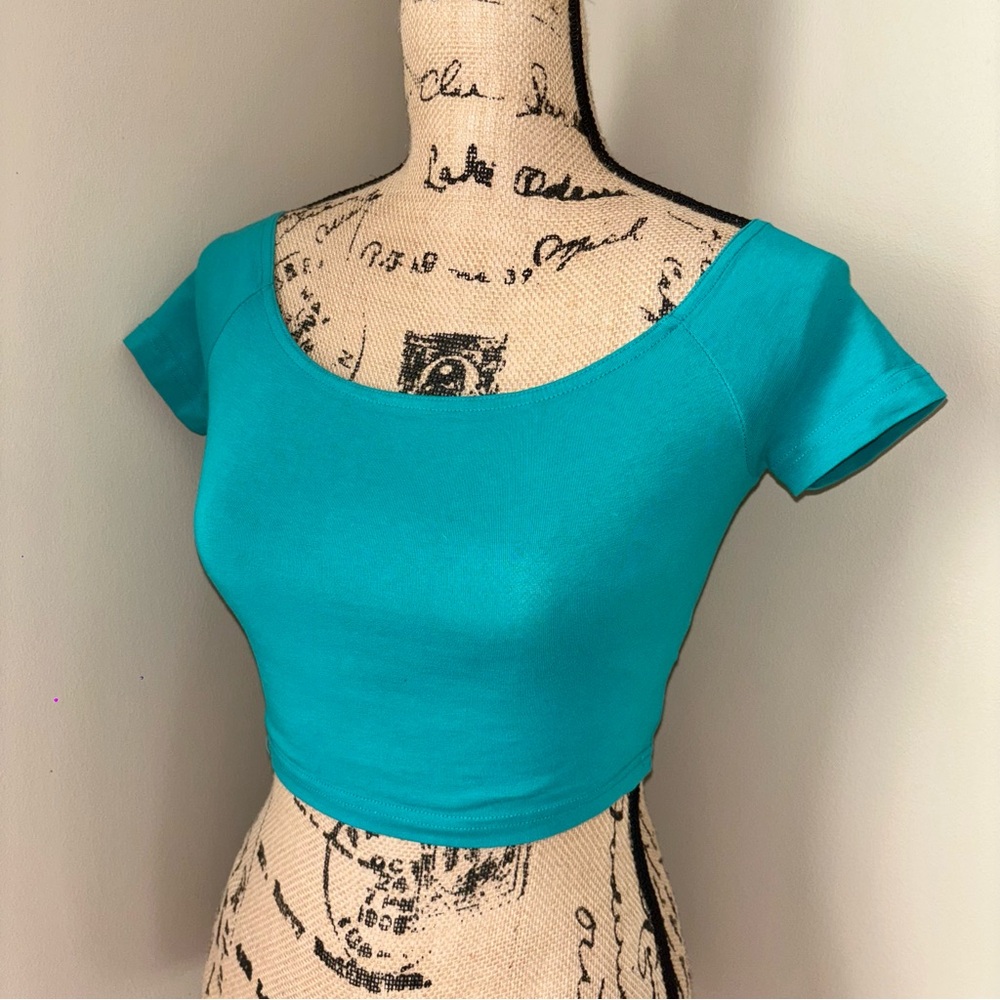 Asos Green Crop Top
